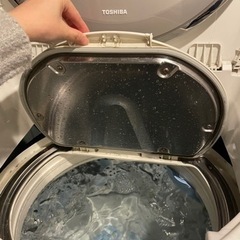 【お譲りします】ジャンク品東芝　乾燥機付洗濯機　aw-80ve(w)ホワイトの画像
