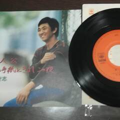 主人公　父の手紙ときよしこの夜　★　田尾安志　★EP盤レコード★...