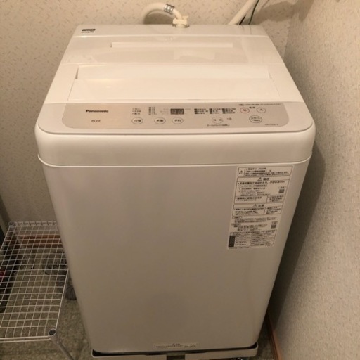 2020年製　Panasonic 洗濯機5.0kg
