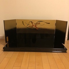 【譲渡先決まりました】雛壇(台と屏風)