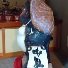 信楽焼　狸　置物の画像