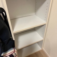 [譲ります]白い棚(2/5, 2/6引き渡し希望！)