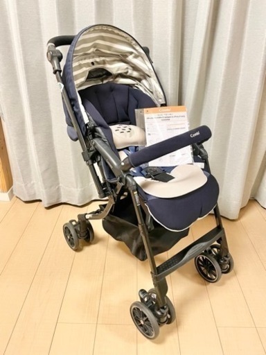 combi コンビ メチャカル オート4キャス コンパクト ネイビー