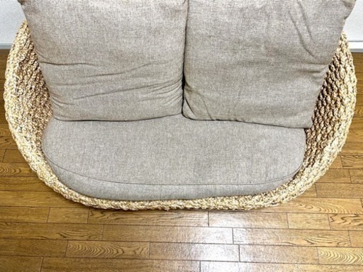 ローソファ◎ ウォーターヒヤシンス アジアン家具 南国風⭐︎