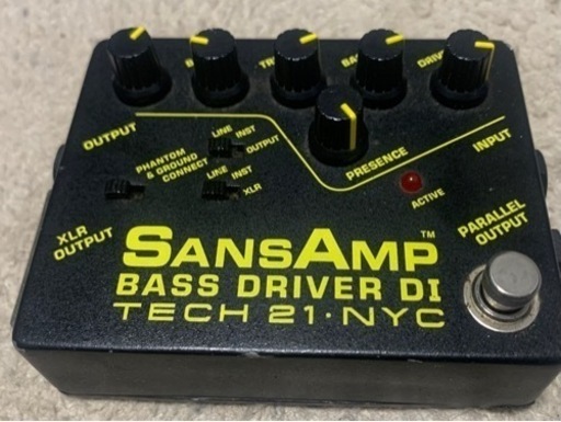 SANSAMP BASS D DI TECH21・NYC ジャンク