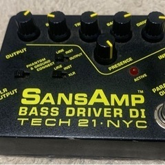 SANSAMP BASS DRIVER DI TECH21・NY...