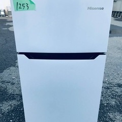 ✨2018年製✨1253番 Hisense✨2ドア冷凍冷蔵庫✨HR-B95A‼️