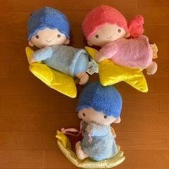 【あげます】【中古】ぬいぐるみ　キキララ　リトルツインスターズ