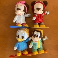 【あげます】【中古】ぬいぐるみ　ディズニー　ミッキーミニー