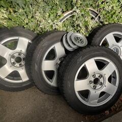 フォルクスワーゲン　ポロ6R スタッドレスタイヤホイールセット