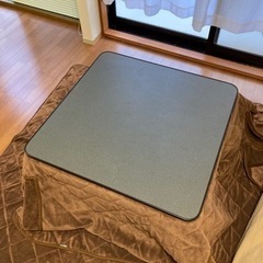 山善 カジュアルこたつ マイクロファイバーこたつ布団セットの画像