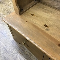 KM-37【ご来店頂ける方限定】パイン材 フリーシェルフ