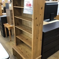 KM-37【ご来店頂ける方限定】パイン材　フリーシェルフ