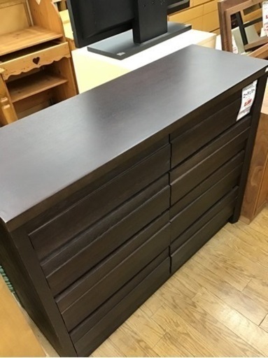 KM-38【ご来店頂ける方限定】ローチェスト　ブラウン