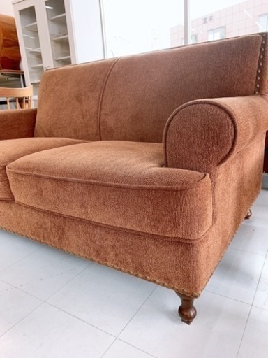 展示品　2人用ソファー　ボタンステッチ　熊本リサイクルショップen