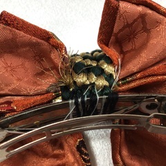 髪飾り☆和装髪飾り☆オレンジの画像