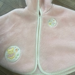 ミキハウスポンチョ　70-85センチの画像