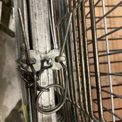 【城田鉄工】避難はしご/6.6ｍ/現状販売/中古品/オイル/1996年製/は第52～5号/SJ157の画像