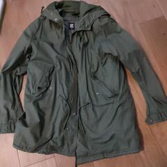 グラニフ　Graniph　カーキ色モッズコートMサイズ