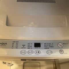 洗濯機　AQUA4.5kg(2012年製)の画像