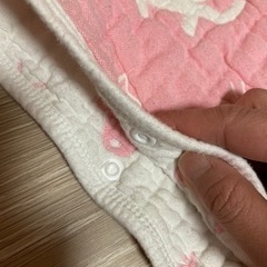 【受付終了】【無料で差し上げます】スリーパー（リバーシブル•ガーゼ•サイズ60）の画像