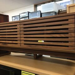 カリモク　karimoku　TV台　テレビボード　TVボード　おしゃれ　プッシュ扉　美品　堺市　石津
