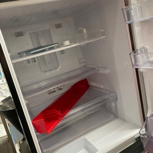 三菱　冷蔵庫　美品　希少のレッド