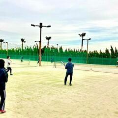 2月13日垂水テニス会🎾初級クラス、中級クラスコート2面3時間