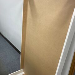 【中古】ローテーブル ホワイト系　木目☆の画像