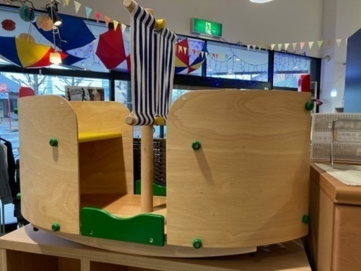 中古品  ブルーリボン社 ロッキングボート