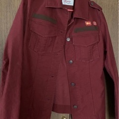 【今週3,000円】【VIVIENNE TAMブランド】『エンジ色のGジャン』