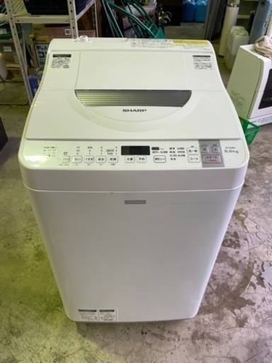 2016年式 SHARP 全自動洗濯機 ES-TX5RC-w