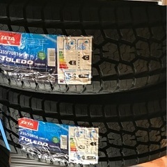 【新古品】ZETA TOLEDO タイヤ2本セット 235/70R16