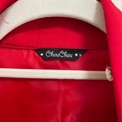 【取り引き決まりました】※美品　赤トレンチコート の画像