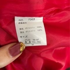 【取り引き決まりました】※美品　赤トレンチコート の画像