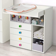 ★交渉可★　おむつ交換台セット　IKEA Stuva/Foljaの画像