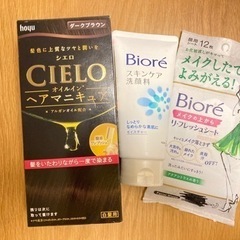 未使用のヘアマニキュア、マジックリンなどの画像