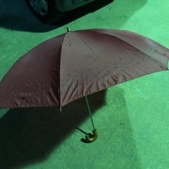 婦人用　折り畳み傘　ボルドー