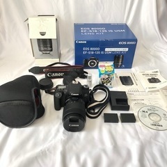 ★美品 キャノン EOS8000Dレンズセット 一眼レフカメラ...