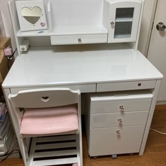 コイズミ　学習机　椅子付き