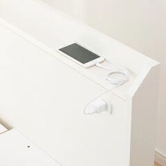 1年使用状態良好のニトリ シングルベッド＆マットレスの画像