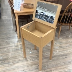 使い勝手抜群!!無印良品の鏡付きサイドテーブル【トレファク愛知蟹江店】の画像