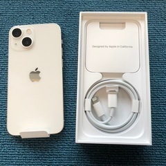 新品未使用 SIMフリー Apple iPhone 13 mini 128GB スターライト（ホワイト）
