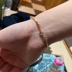 ダイヤ付きK18バングルの画像