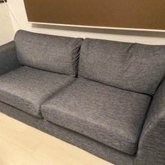 【値下げしました】ソファ　ニトリ　グレー