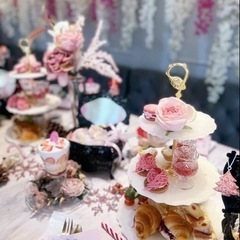 アフタヌーンティー会♡ 自宅お茶会♡