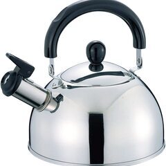 日本製ステンレス やかん ケトル 1.6L 笛吹 (IH対応)