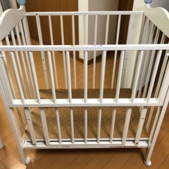 ミニベビーベッド白