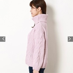 定価4290円　新品　イング  ケーブル　モール　タートル　ニットの画像