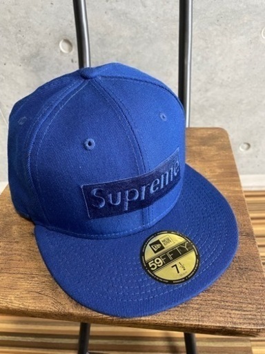 Supreme Tonal box logo New era 14 Aw 7 1/2 59.6cm レア ボックスロゴ シュプリームNEW ERA ニューエラ ブルー
